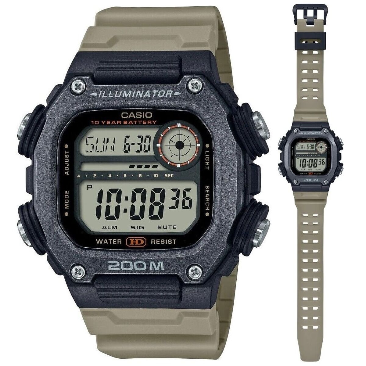 CASIO ILLUMINATOR DIVER 200m (Ø 50 mm)