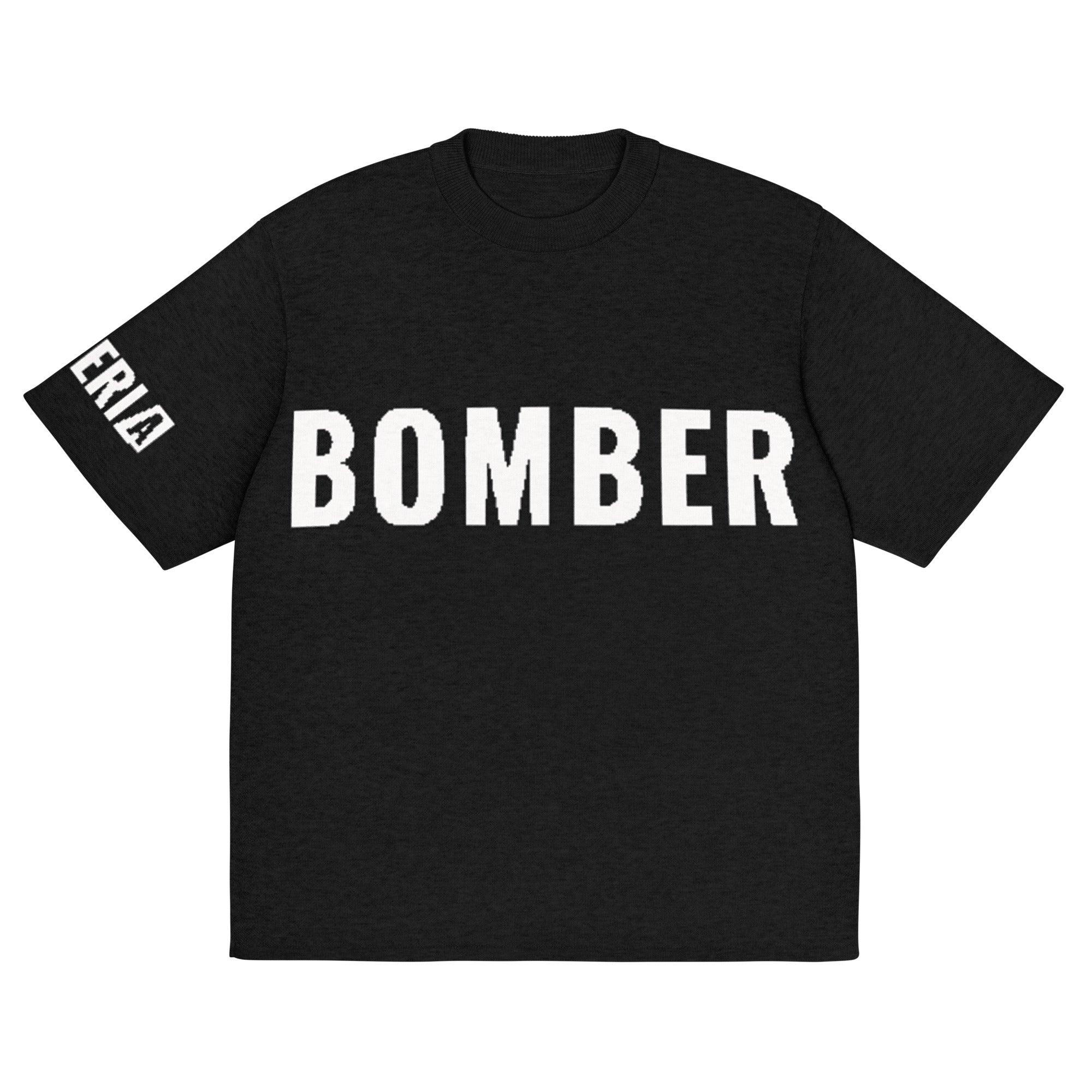 T-shirt BOMBERIA “Bomber” in maglia