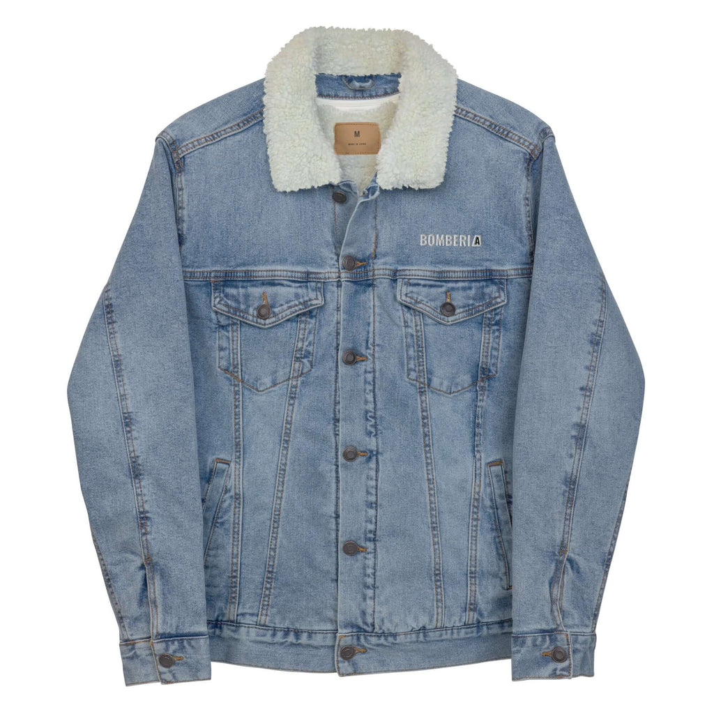 Giacca di jeans sherpa BOMBERIA